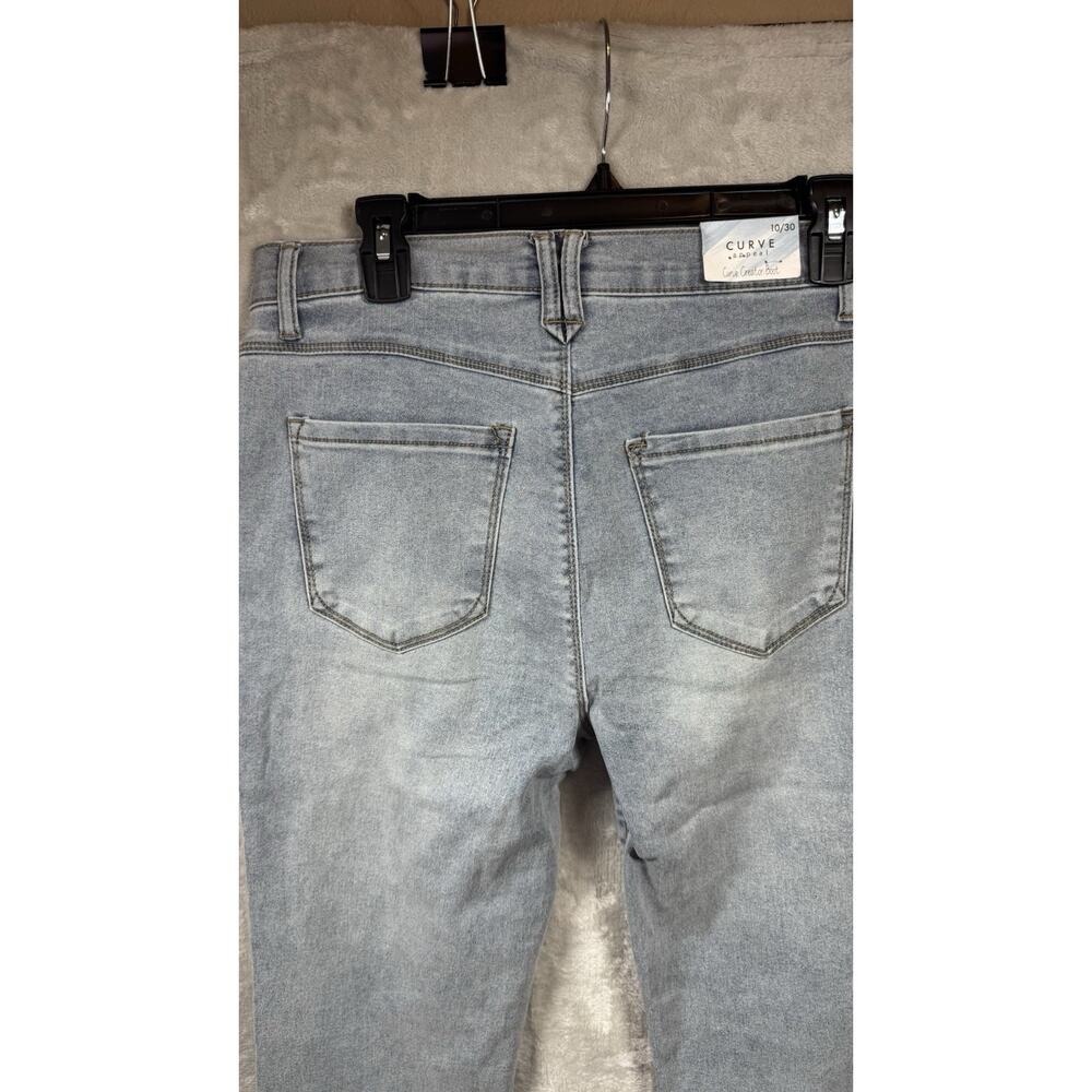 CURVE APPEAL NEW Women Jeans 10/30 Blue Curve Creator High Rise Boot Stretch - Picture 4 of 14